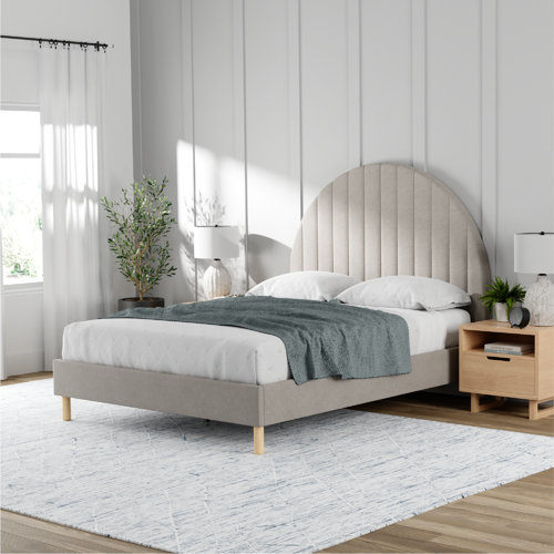 Pebble & Crane Bedroom Upholstered Platform Bed & Reviews Wayfair